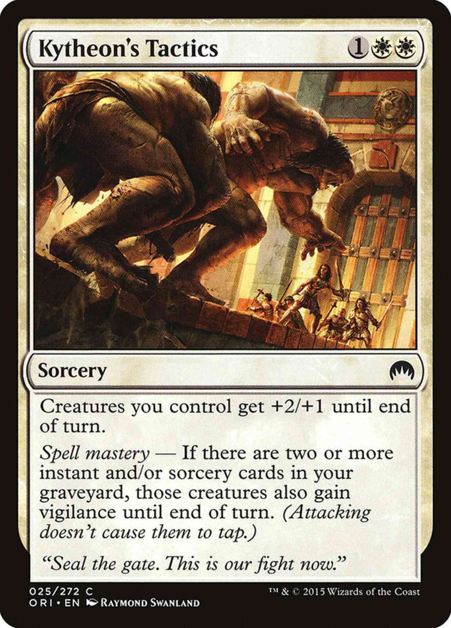 Kytheon's Tactics [25] [Magic Origins] [Non-Foil]