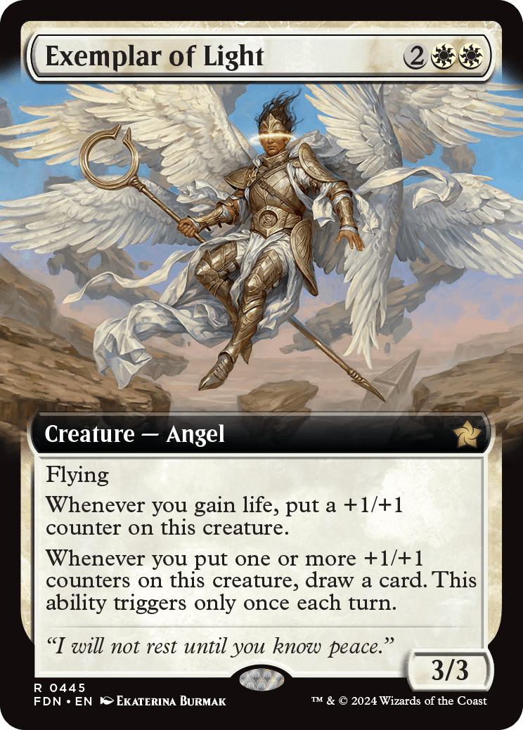 Exemplar of Light [445] [Extended Art] [Foundations] [Non-Foil]
