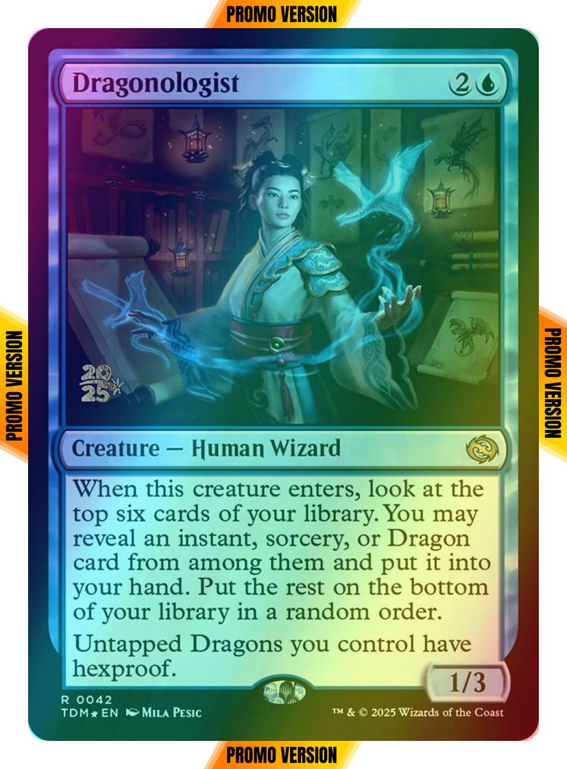 Dragonologist [42s] [Prerelease] [Tarkir: Dragonstorm: Promos] [Foil]