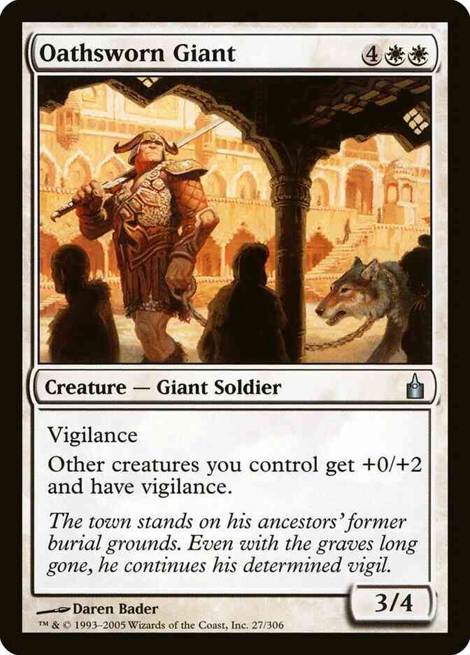 Oathsworn Giant [27] [Ravnica City Of Guilds] [Non-Foil]
