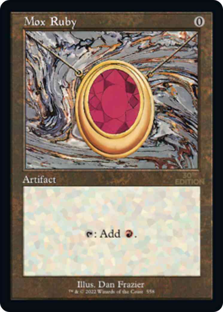 Mox Ruby [558] [Retro Frame] [30th Anniversary Edition] [Non-Foil]
