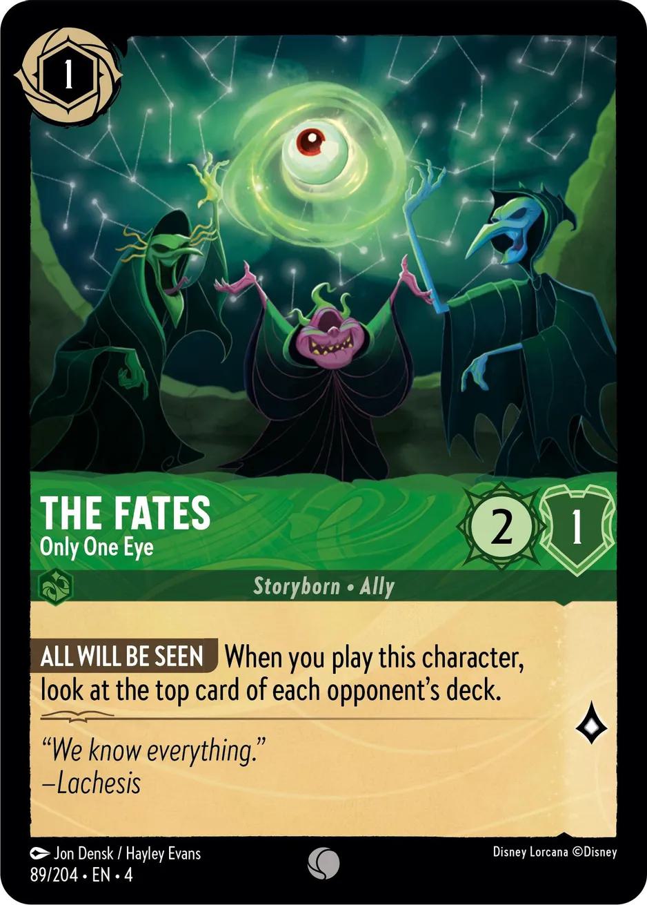 The Fates - Only One Eye - 89/204 [Ursula's Return] [Cold Foil]