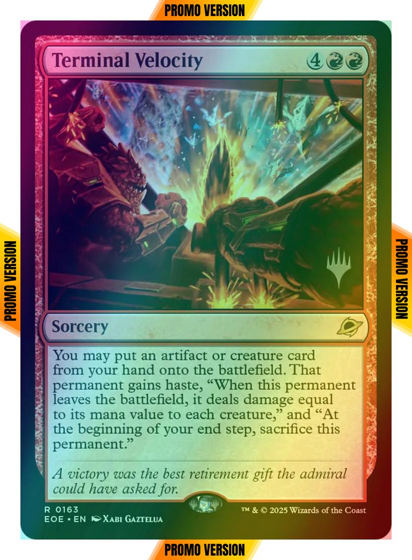 Terminal Velocity [163p] [Promo Pack] [Edge of Eternities: Promos] [Foil]