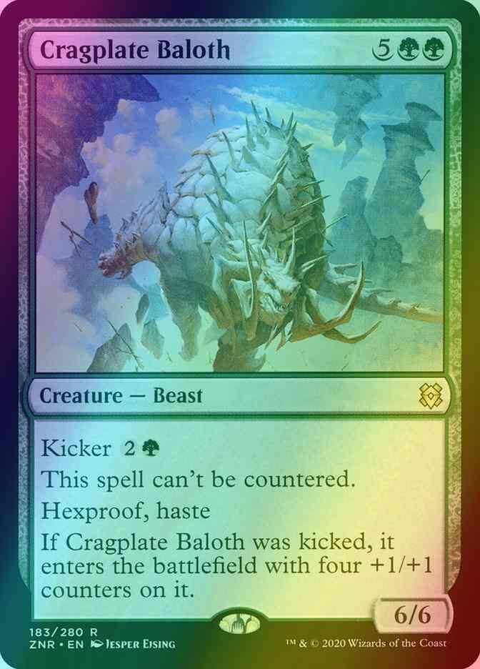 Cragplate Baloth [183] [Zendikar Rising] [Foil]