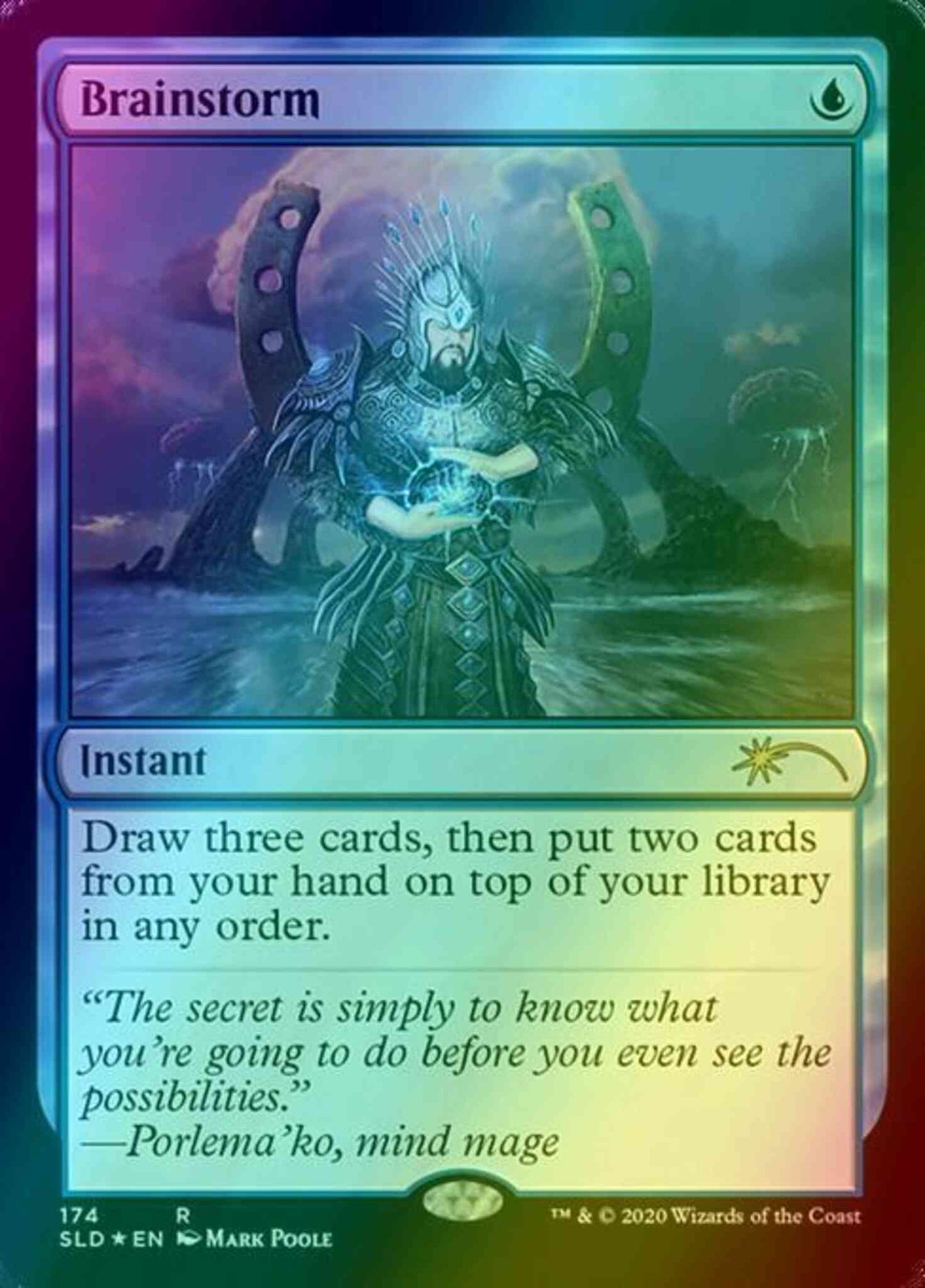 Brainstorm [0174] [Mark Poole] [Secret Lair Drop] [Foil]