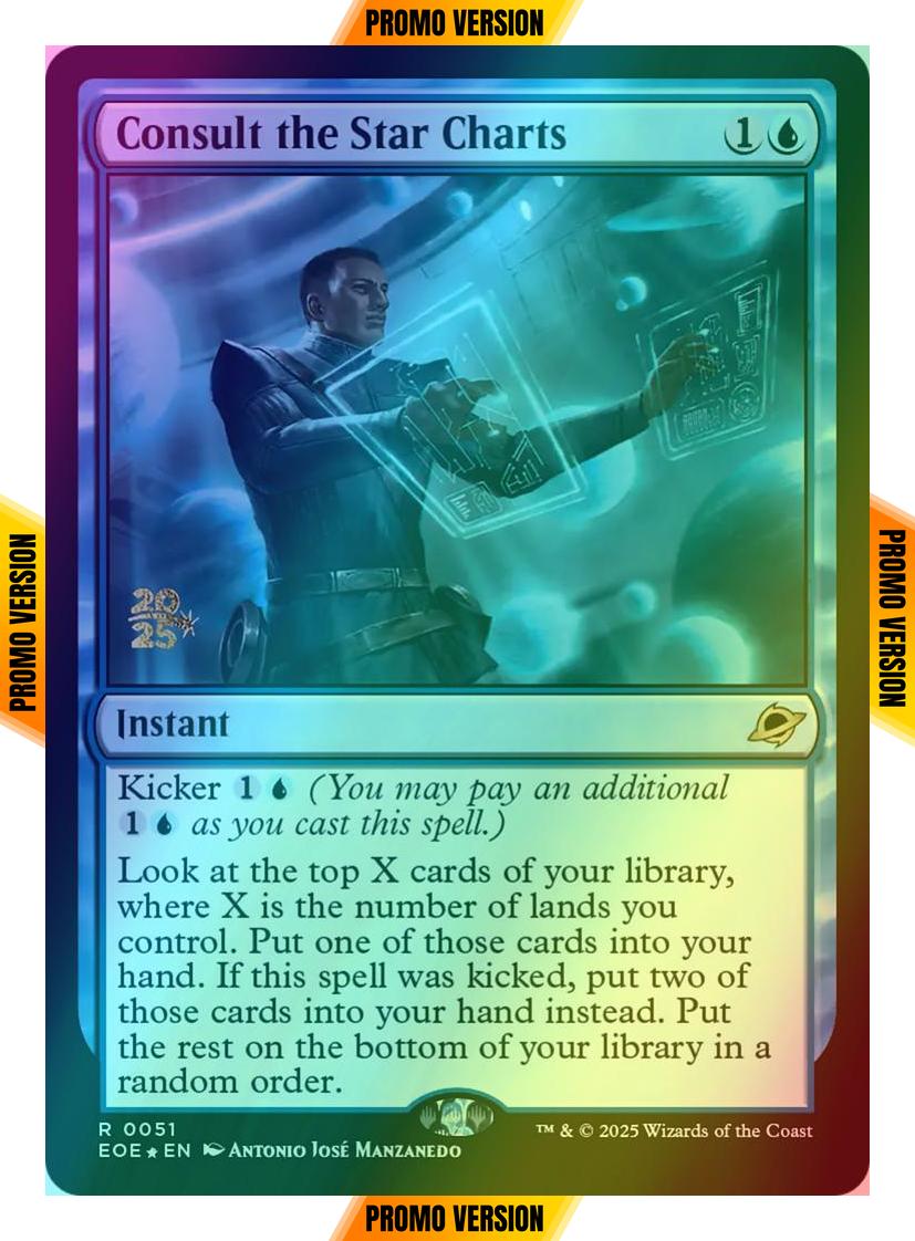 Consult the Star Charts [51s] [Prerelease] [Edge of Eternities: Promos] [Foil]