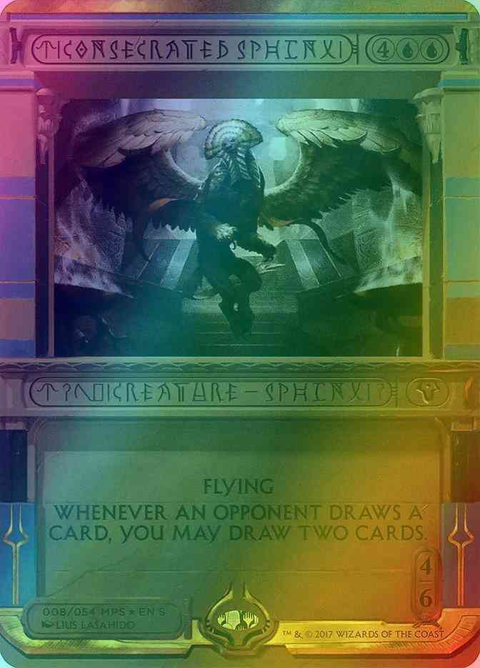 Consecrated Sphinx [8] [Masterpiece Series] [Amonkhet Invocations] [Foil]