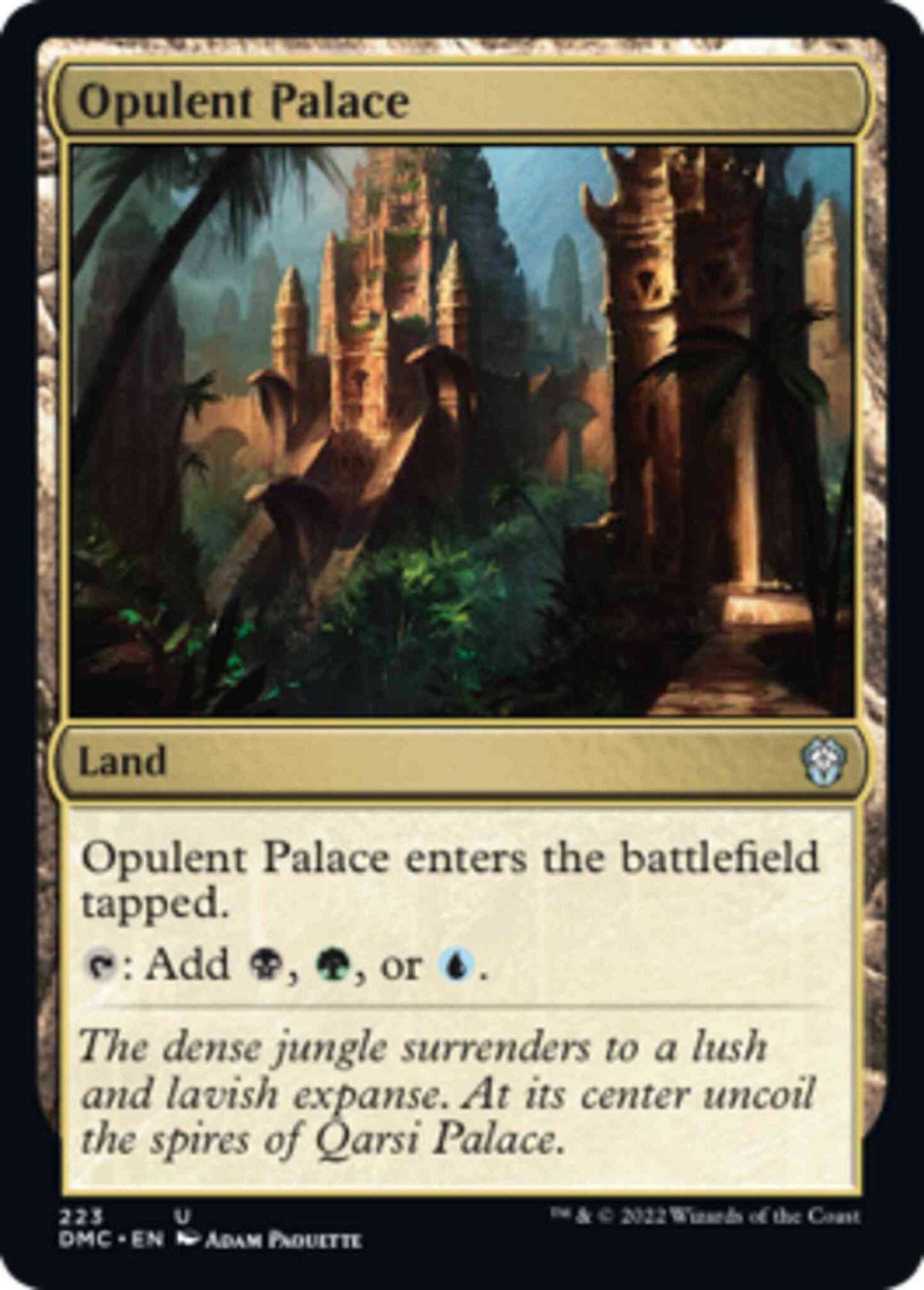 Opulent Palace [223] [Dominaria United: Commander] [Non-Foil]