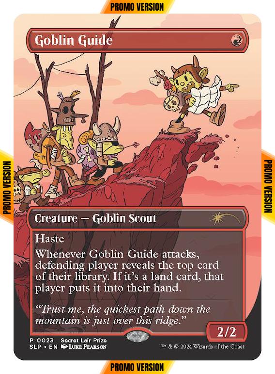 Goblin Guide [0023] [Borderless] [Secret Lair Promo] [Non-Foil]
