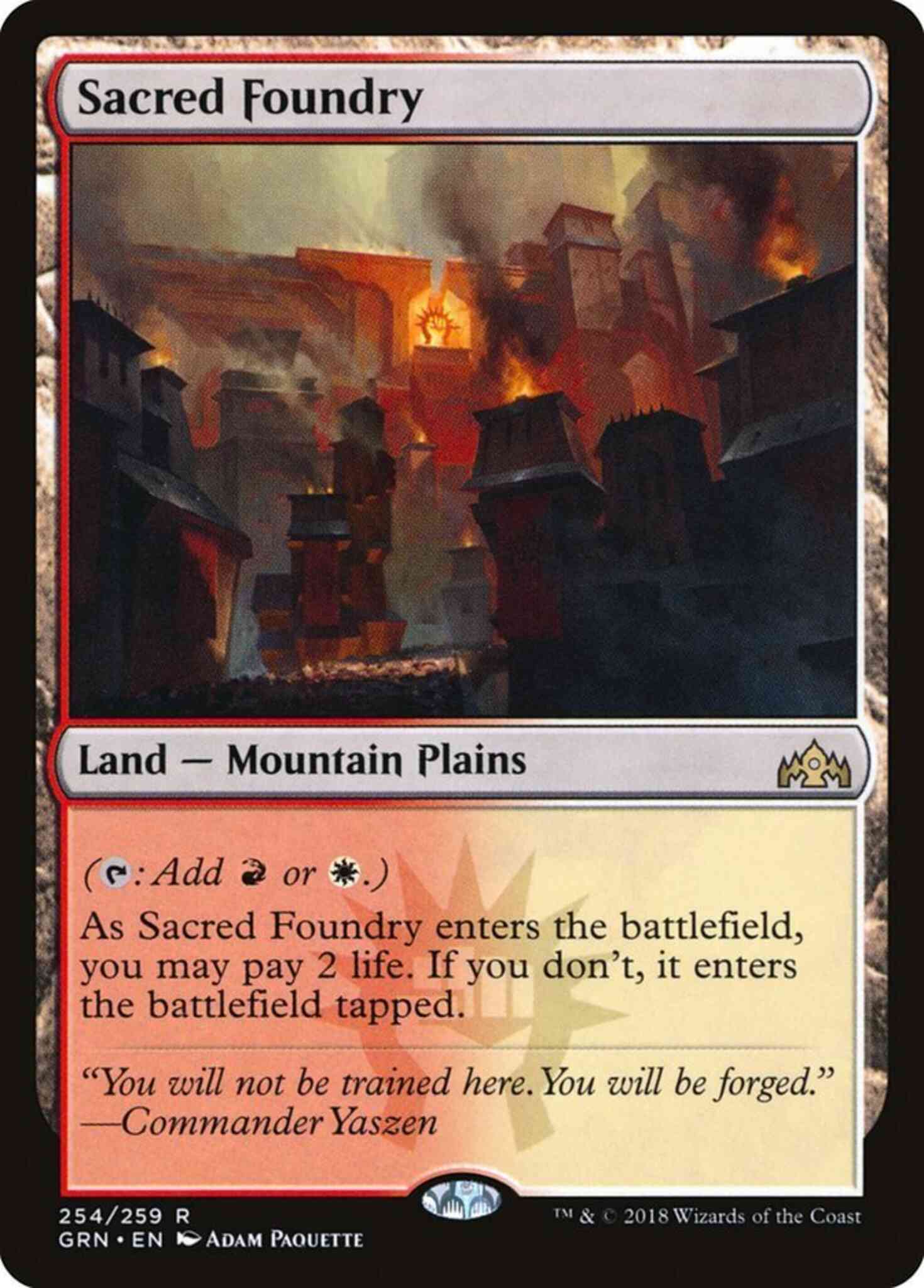 Sacred Foundry [254] [Guilds of Ravnica] [Non-Foil] – Face to Face