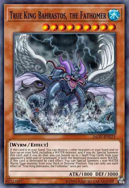 True King Bahrastos, the Fathomer - INOV-EN021 - Ultra Rare - 1st Edition