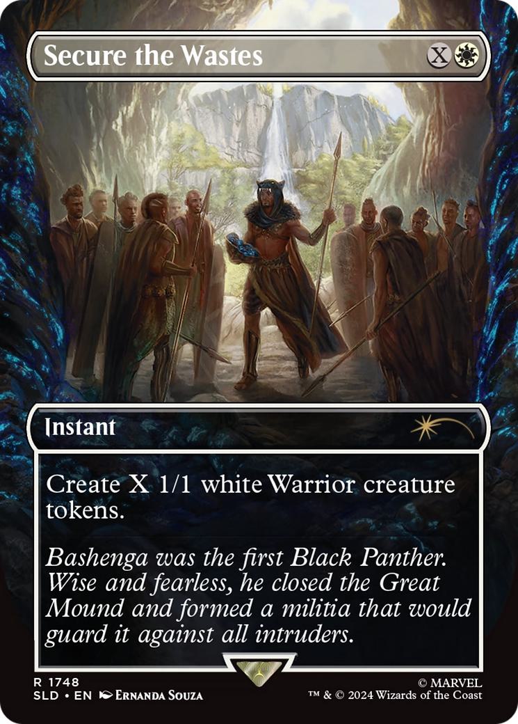 Secure the Wastes [1748] [Borderless] [Marvel's Black Panther] [Secret Lair Drop] [Non-Foil]