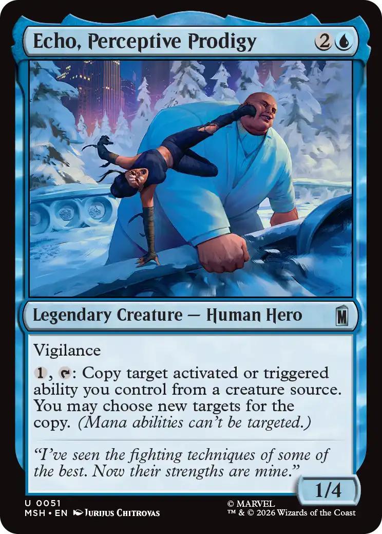 Echo, Perceptive Prodigy [51] [Marvel Super Heroes] [Non-Foil]