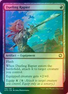 Dueling Rapier [140] [Adventures in the Forgotten Realms] [Foil]