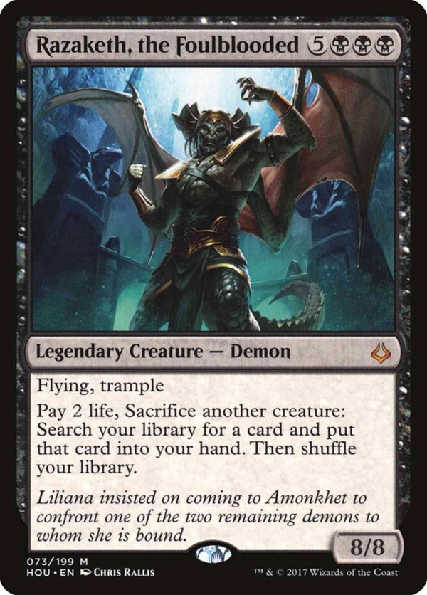 Razaketh, the Foulblooded [73] [Hour of Devastation] [Non-Foil]