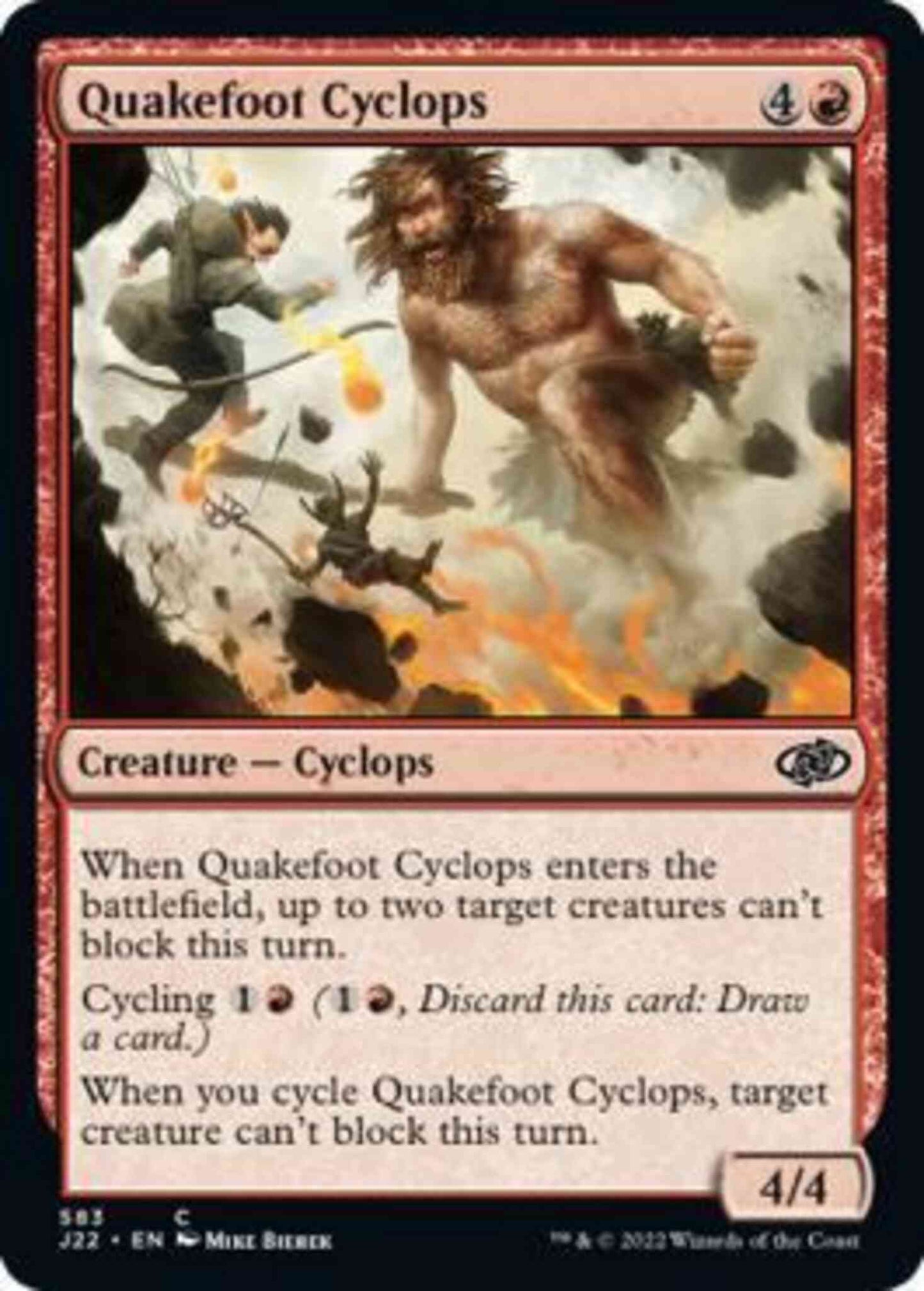 Quakefoot Cyclops [583] [Jumpstart 2022] [Non-Foil]