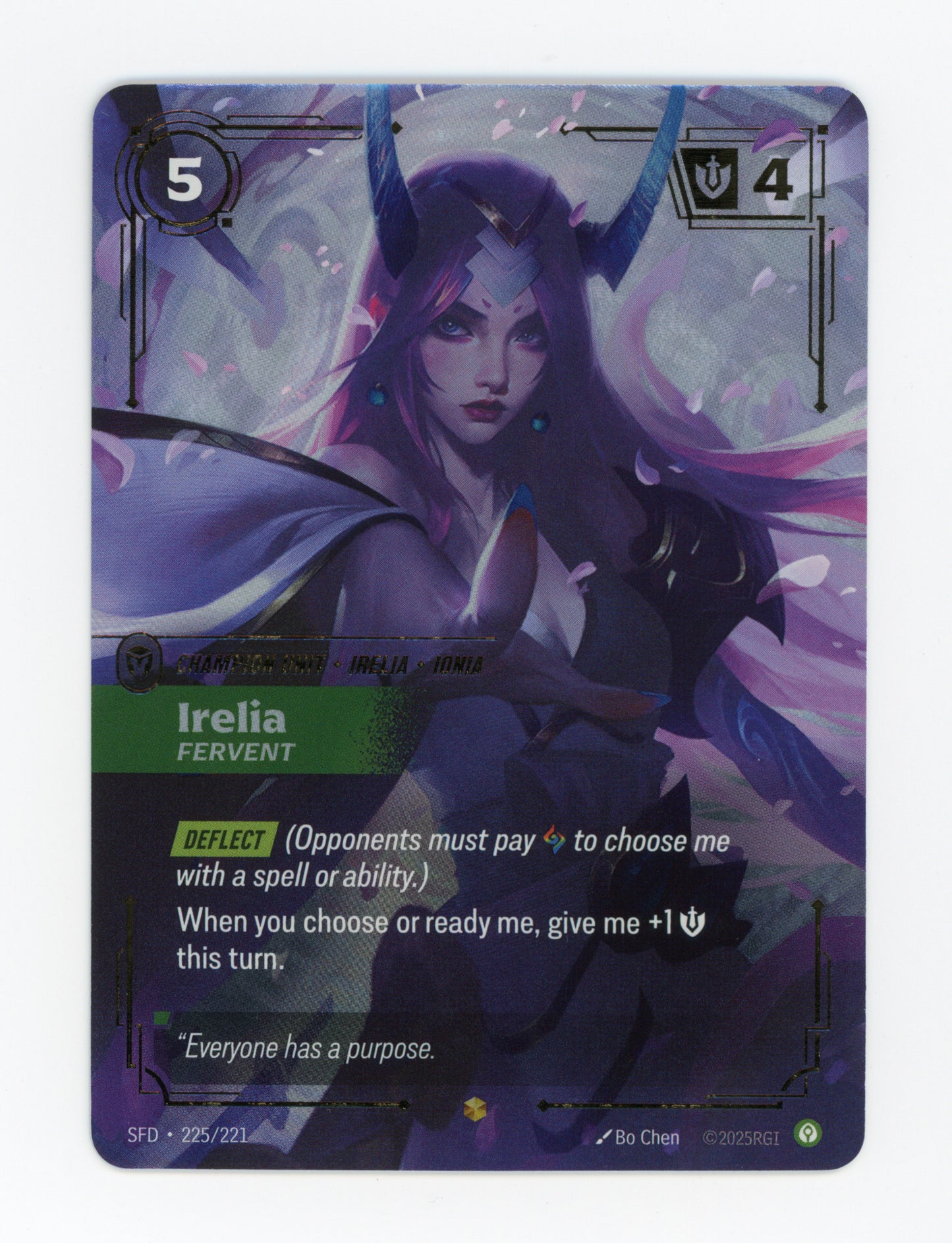 Irelia - Fervent — Overnumbered|Foil — ID 19444