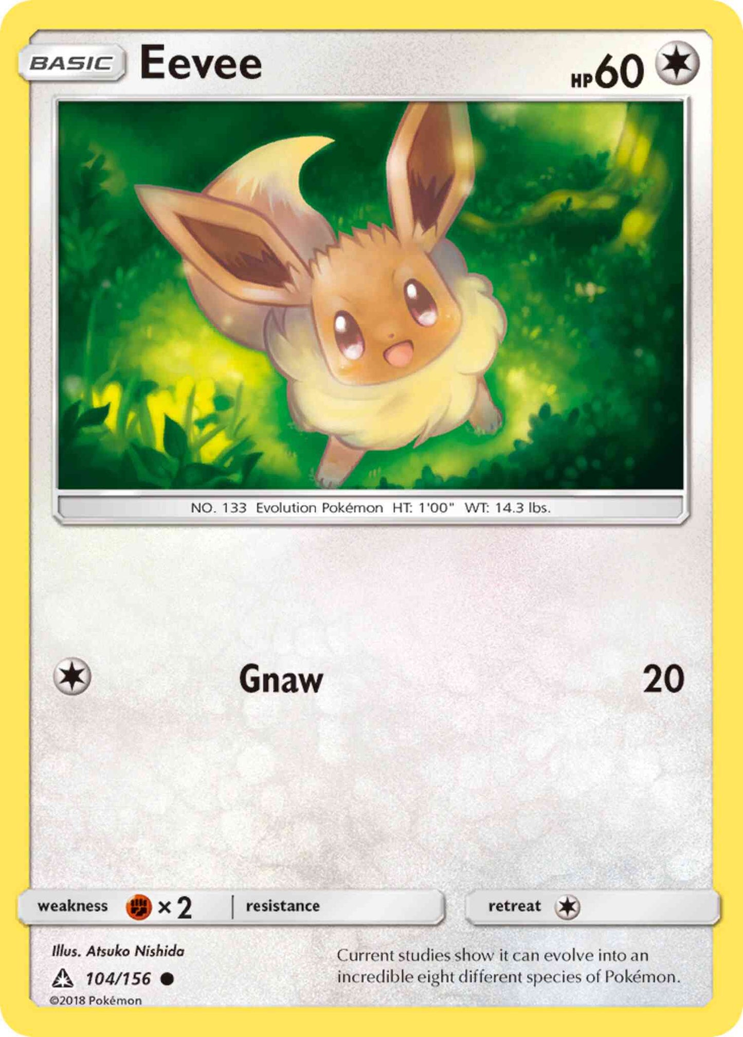 Eevee - 104/156 - Common [sm5-104] [Reverse Holo]