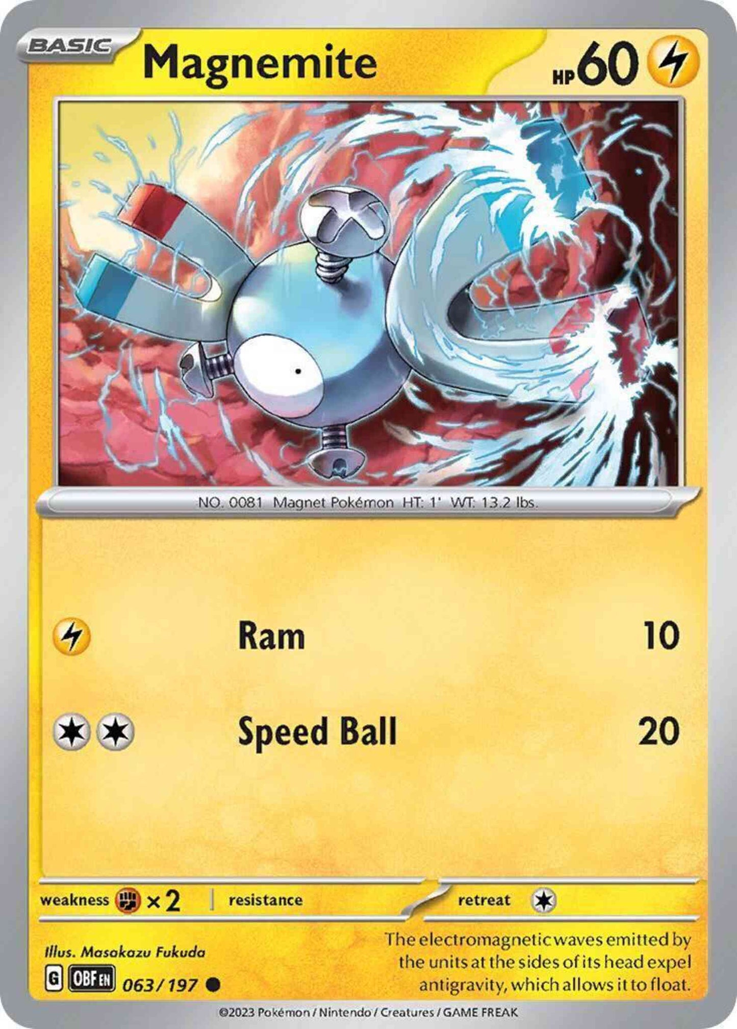 Magnemite - 063/197 - Common [sv03-063] [Non-Holo]