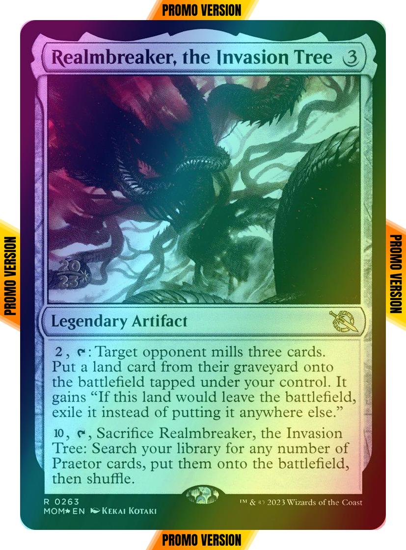 Realmbreaker, the Invasion Tree [263s] [Prerelease] [March of the Machine: Promos] [Foil]