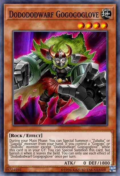 Dodododwarf Gogogoglove - LED6-EN036 - Rare - 1st Edition