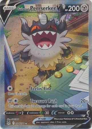 Galarian Perrserker V - 184/196 - Rare Ultra [swsh11-184] [Ultra]