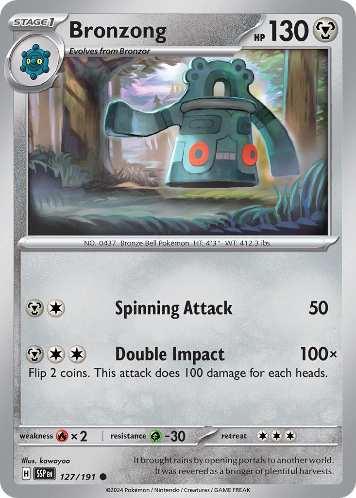Bronzong - 127/191 - Common [sv08-127] [Non-Holo]