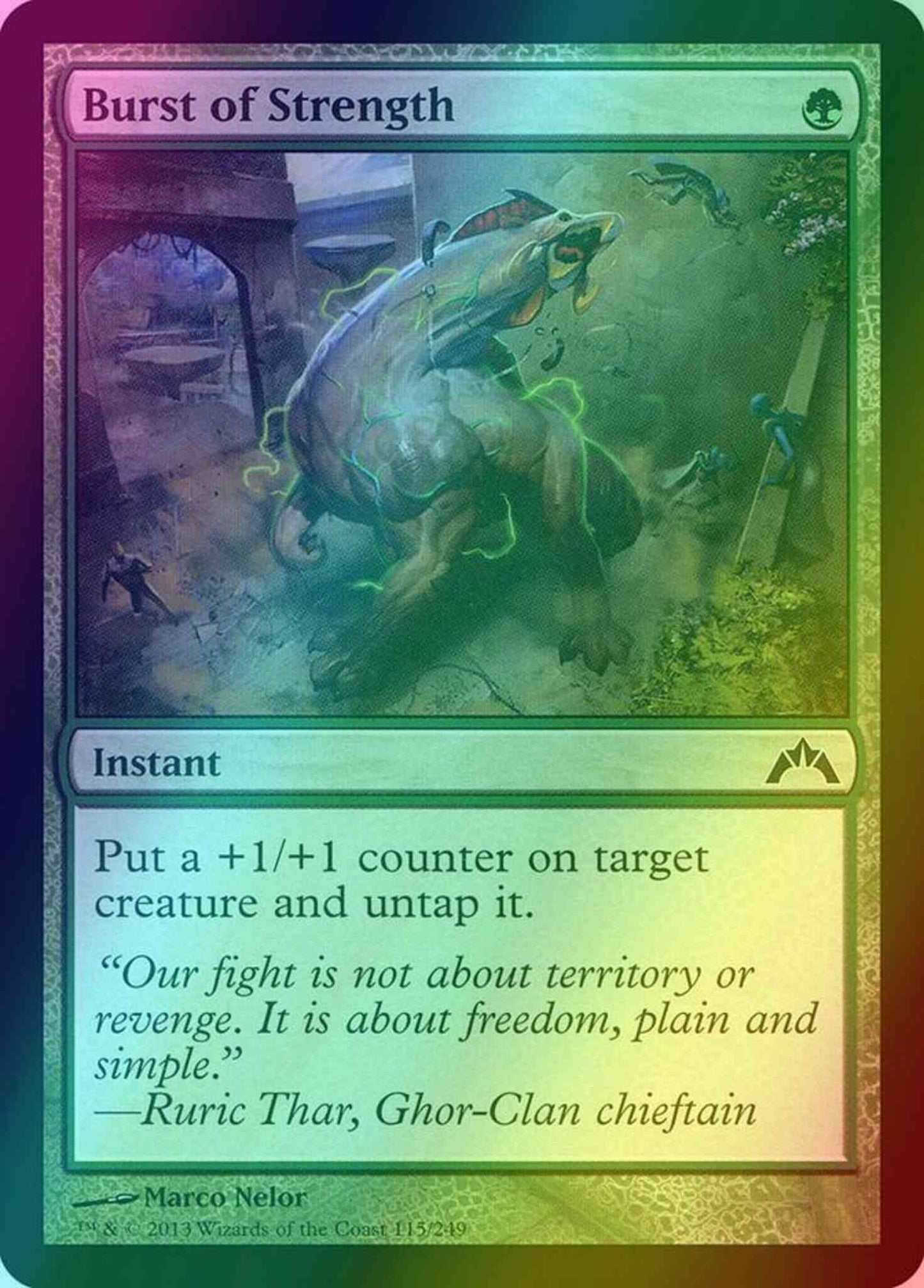 Burst of Strength [115] [Gatecrash] [Foil]