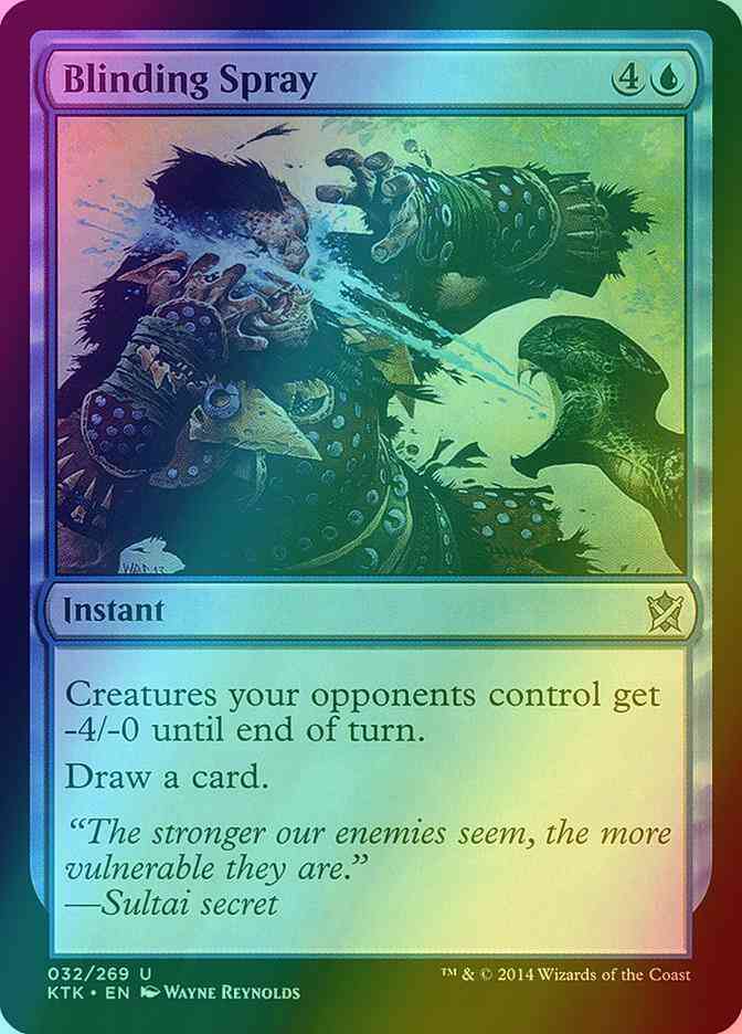 Blinding Spray [32] [Khans Of Tarkir] [Foil]
