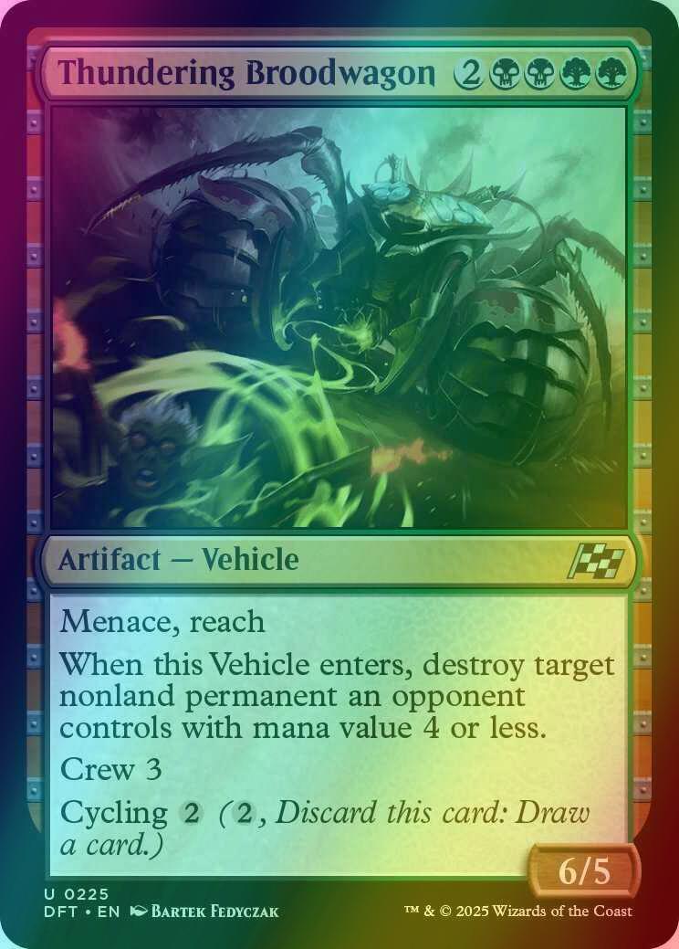 Thundering Broodwagon [225] [Aetherdrift] [Foil]