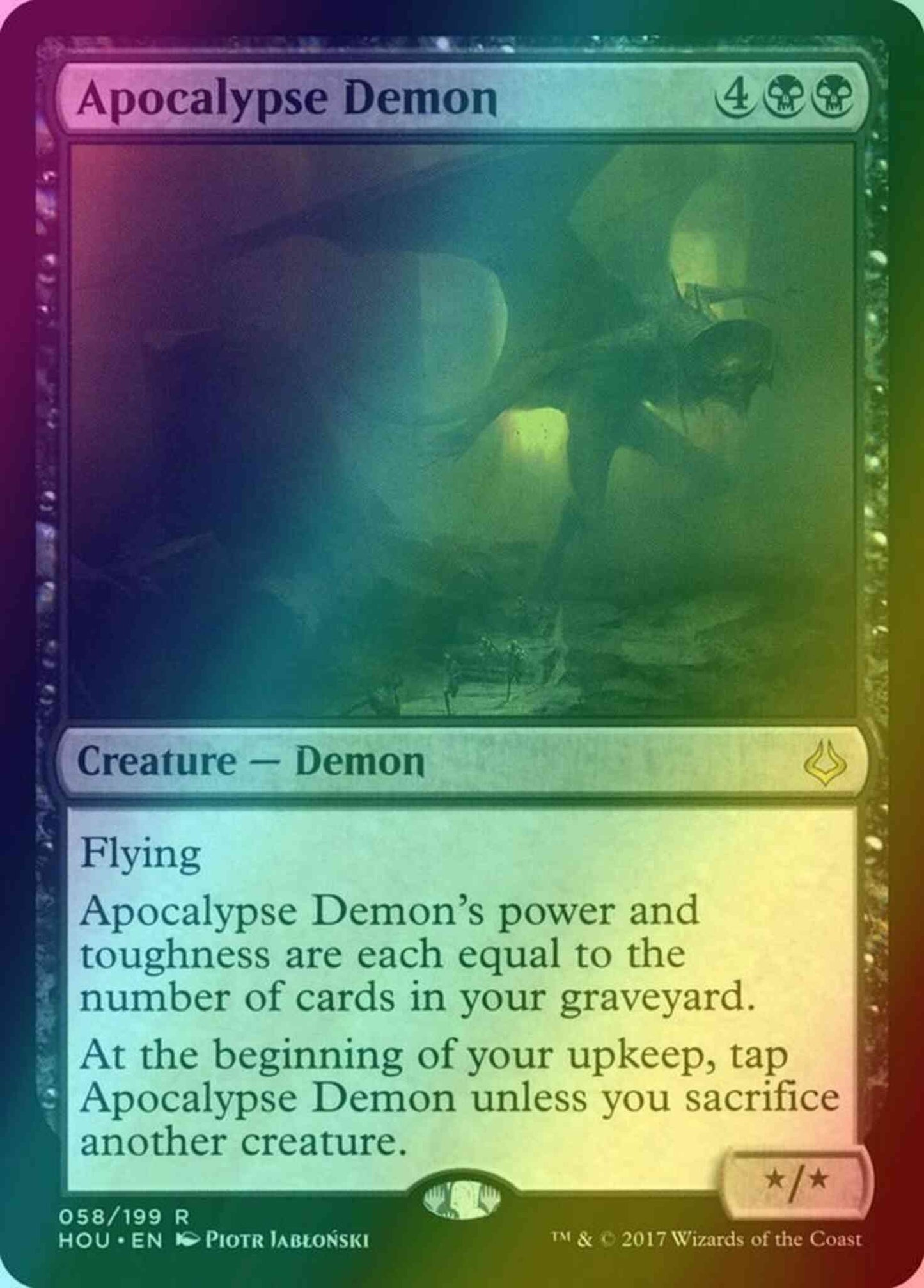 Apocalypse Demon [58] [Hour of Devastation] [Foil]