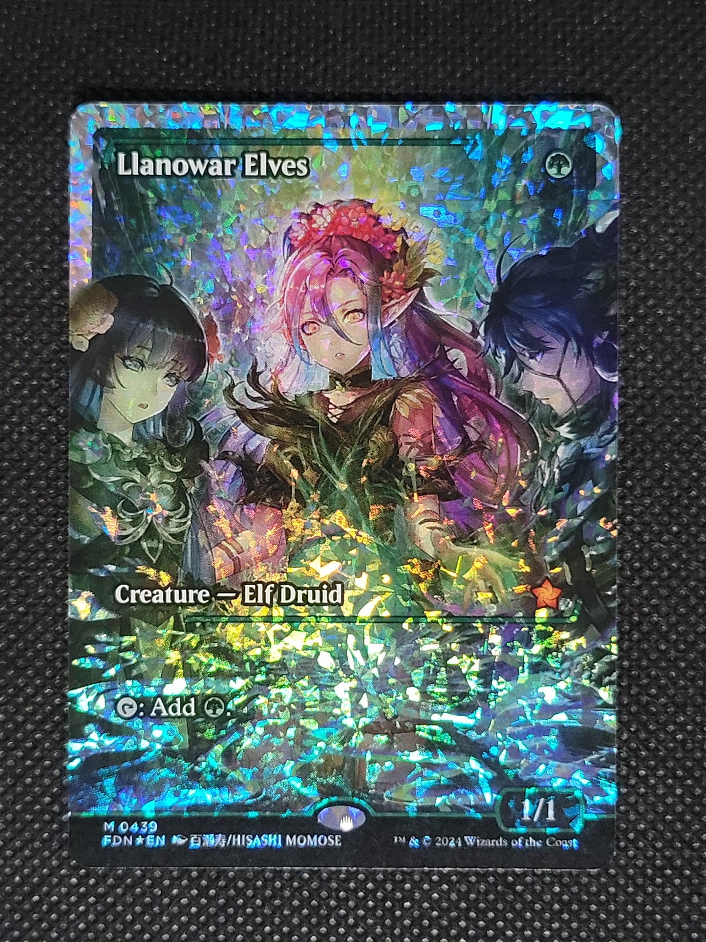 Llanowar Elves — Japan Showcase|Fracture Foil — ID 19806
