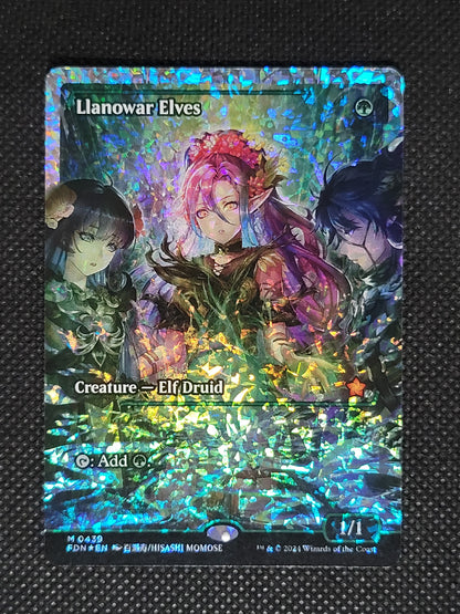 Llanowar Elves — Japan Showcase|Fracture Foil — ID 19806