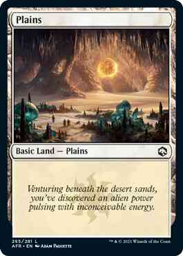 Plains [265] [Adventures in the Forgotten Realms] [Non-Foil]