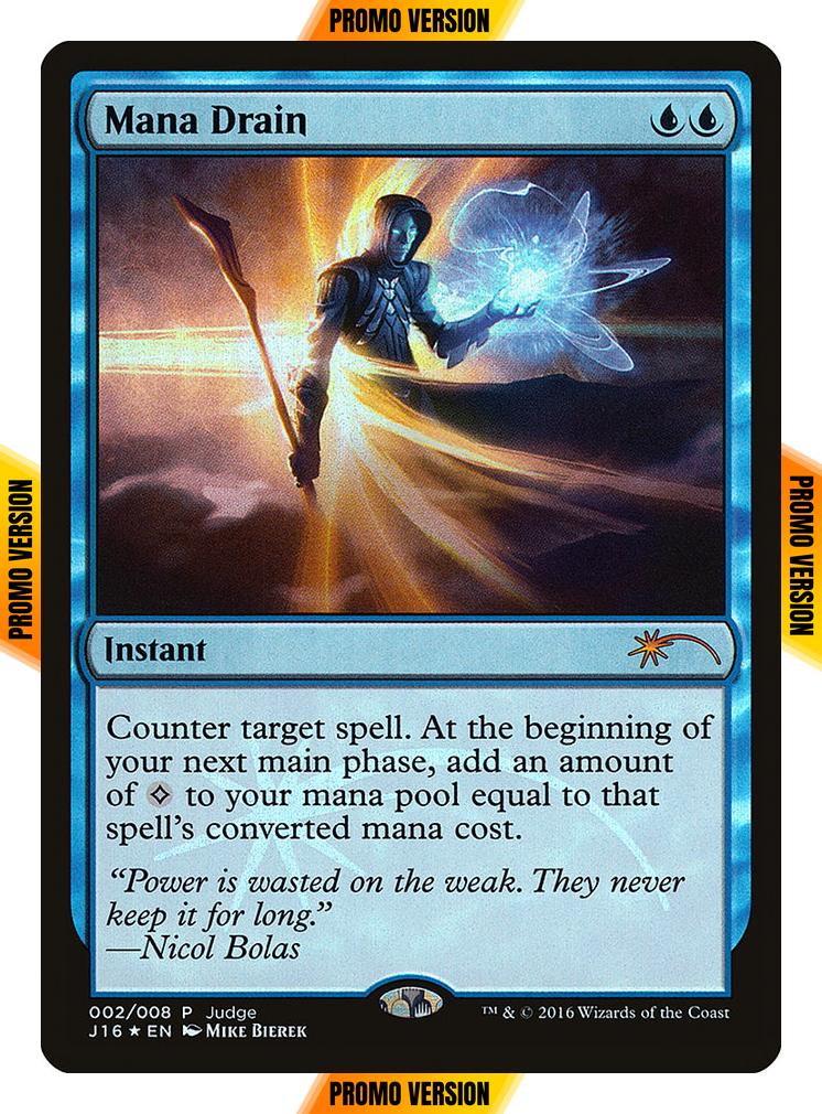 Mana Drain [Judge Gift Cards 2016] [Foil]