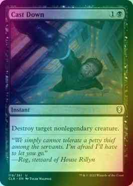 Cast Down [119] [Commander Legends: Battle for Baldur's Gate] [Foil]