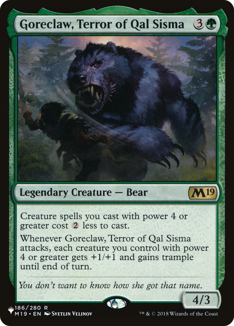 Goreclaw, Terror of Qal Sisma [M19-186] [Welcome Decks 2024] [The List] [Non-Foil]