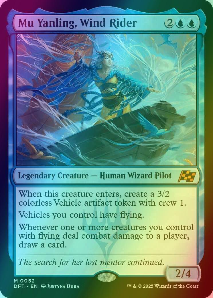 Mu Yanling, Wind Rider [52] [Aetherdrift] [Foil]