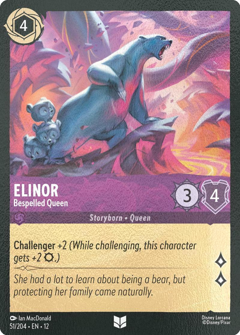 Elinor - Bespelled Queen - 51/204 [Wilds Unknown] [Cold Foil]