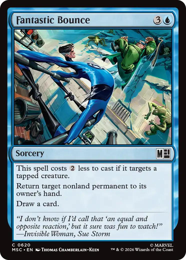 Fantastic Bounce [620] [Jumpstart] [Marvel Super Heroes: Commander] [Non-Foil]