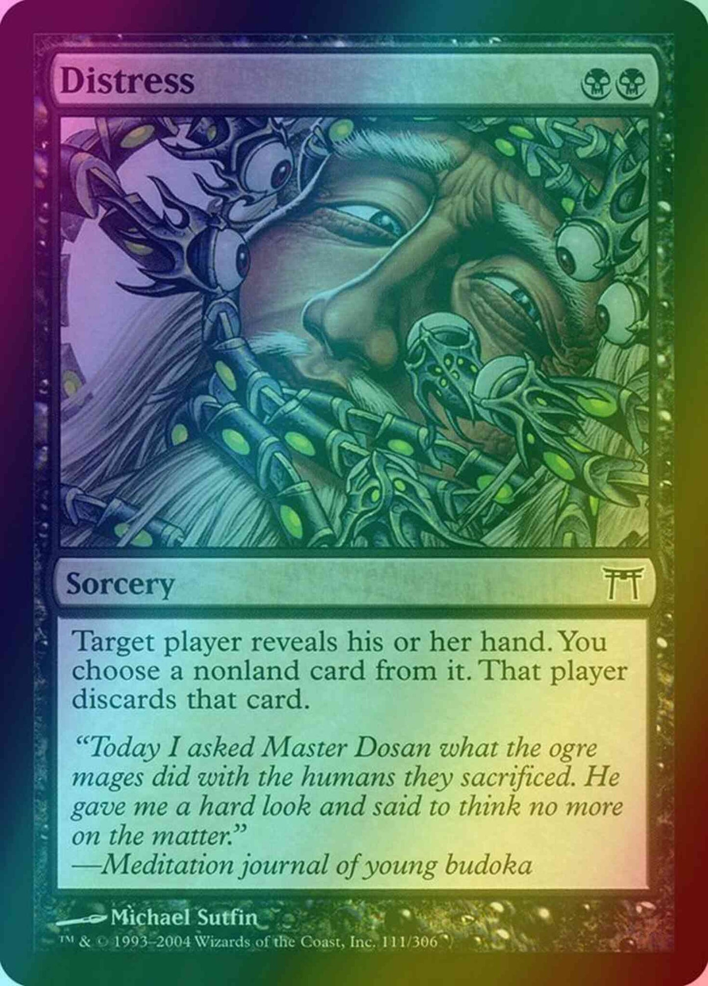 Distress [111] [Champions of Kamigawa] [Foil]
