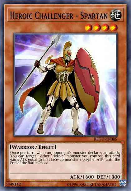Heroic Challenger - Spartan - REDU-EN005 - Common - Unlimited