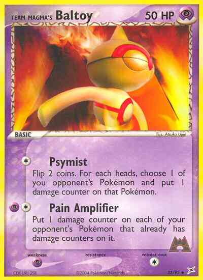 Team Magma's Baltoy - 32/95 - Uncommon [ex4-32] [Non-Holo]