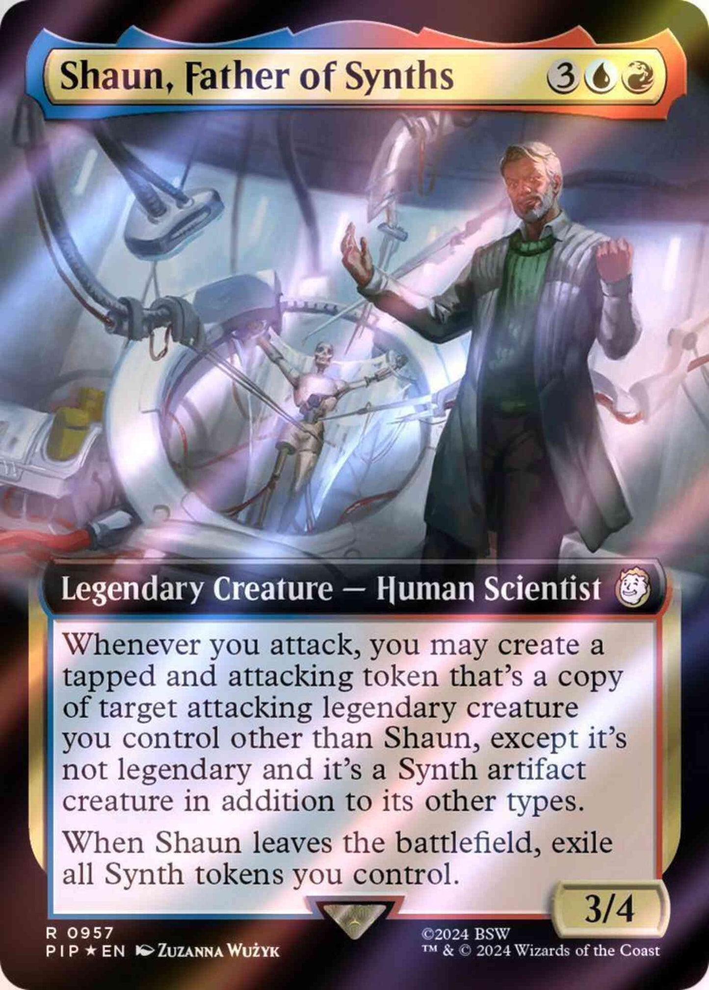 Shaun, Father of Synths [957] [Extended Art] [Fallout] [Surge Foil]