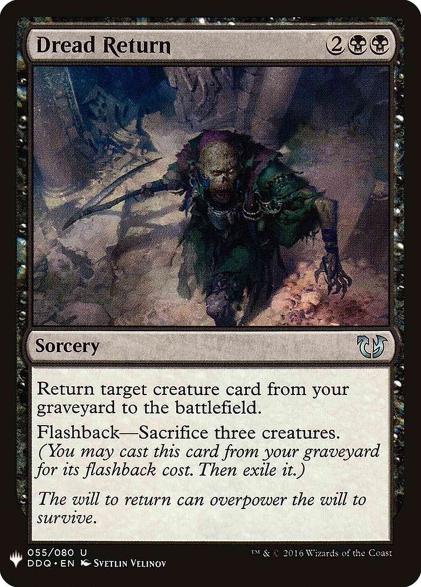 Dread Return [DDQ-55] [The List] [Non-Foil]