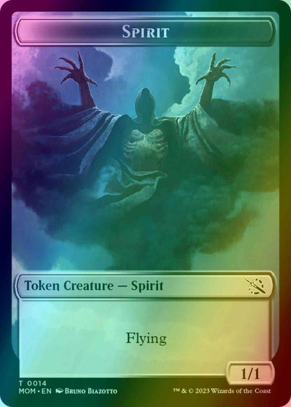 Spirit Token (14) // Treasure Token (20) [March of the Machine: Tokens] [Foil]