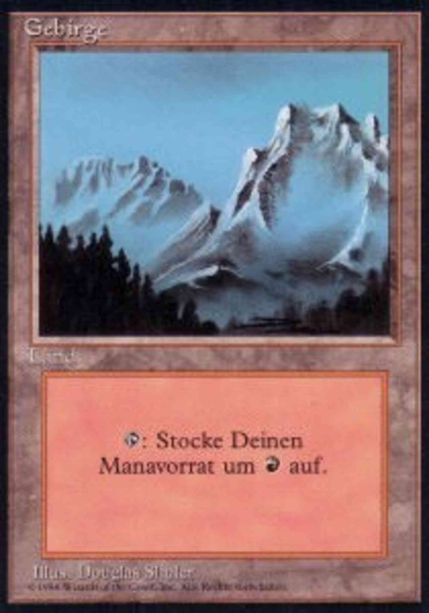 Mountain - German [Blue Sky] [302] [Foreign Black Border: German] [Non-Foil]