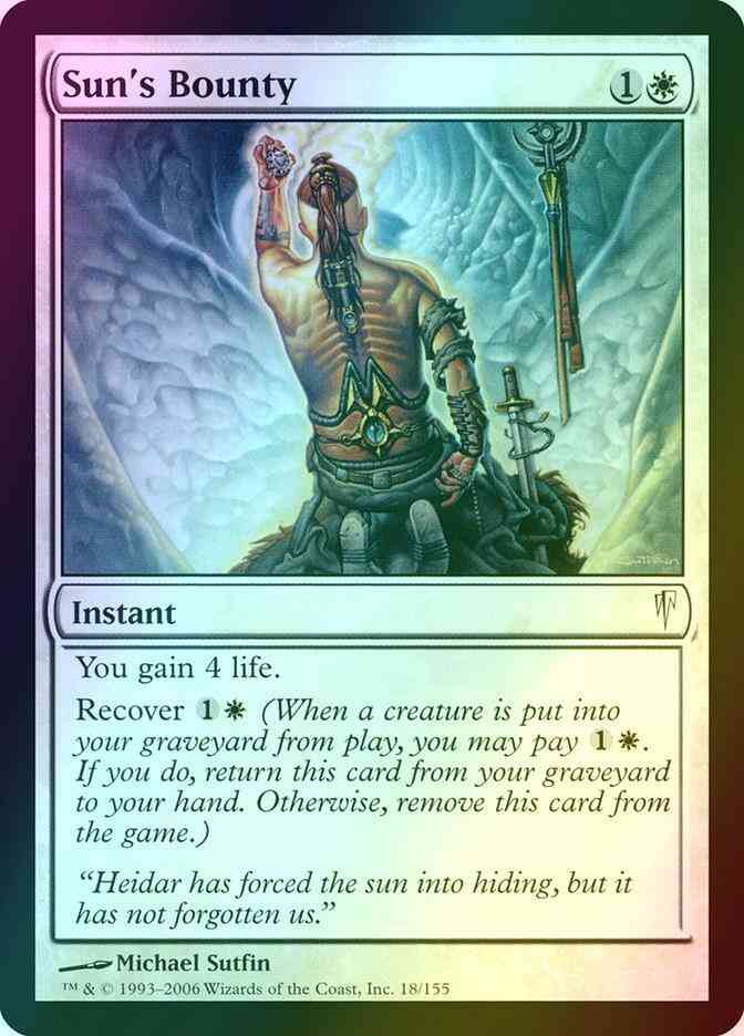 Sun's Bounty [18] [Coldsnap] [Foil]