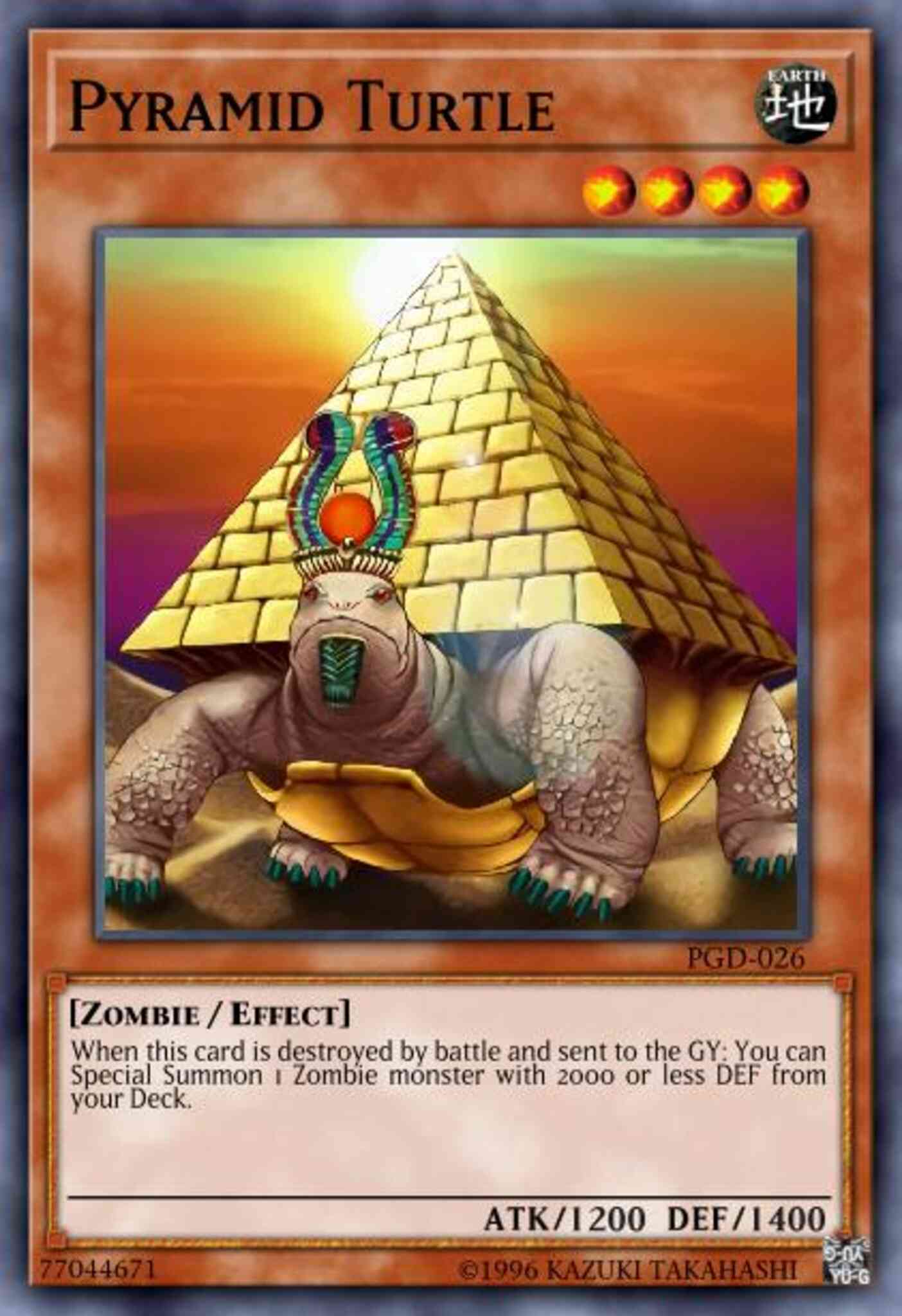Pyramid Turtle - SD2-EN005 - Common - 1st Edition