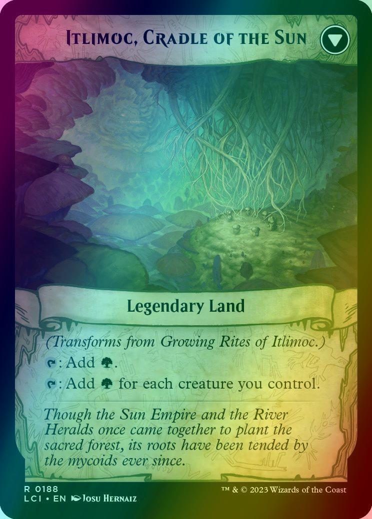 Growing Rites of Itlimoc // Itlimoc, Cradle of the Sun [188] [The Lost Caverns of Ixalan] [Foil]